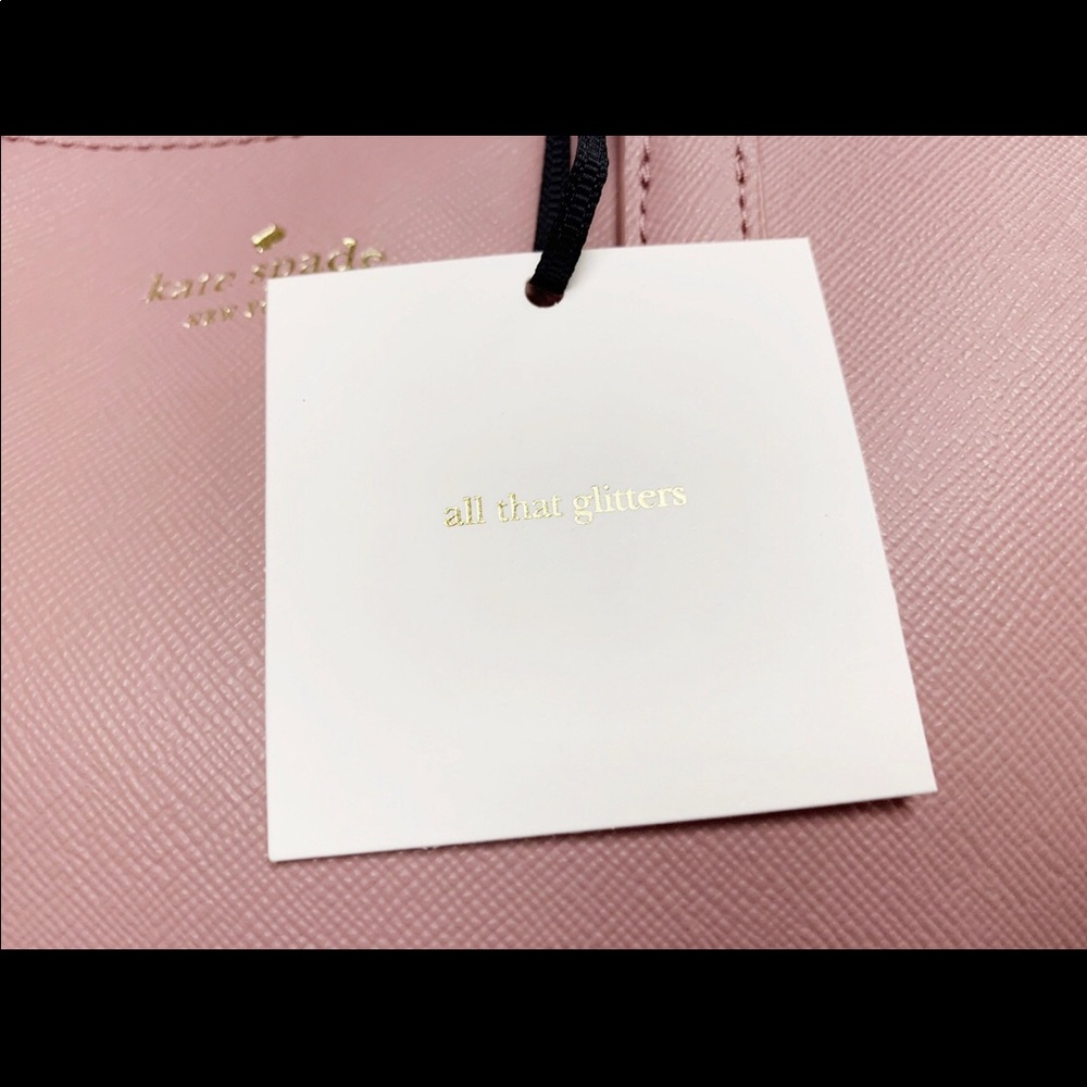Bundle💕Kate Spade Large Penny Tote Glitter + Wallet - Picture 10 of 12